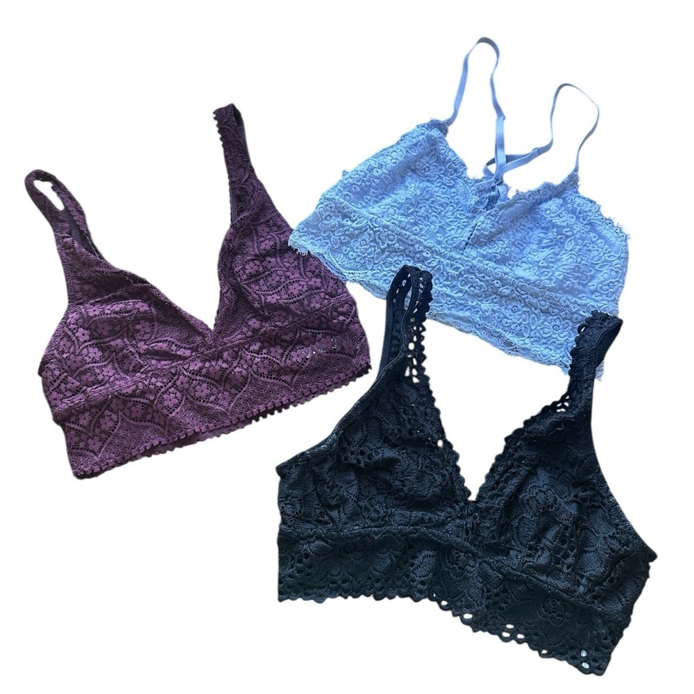Aerie Bralettes Set of 3 - Small/Medium